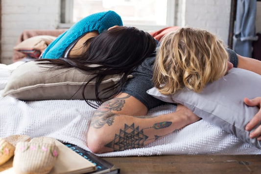 couple on the bed