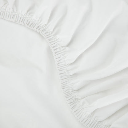 Close-up view of the elastic on the Tuft and Needle Mattress Protector