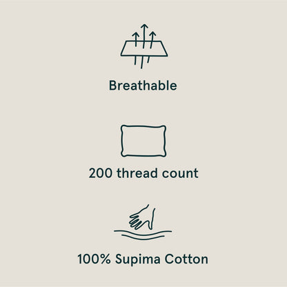 The Tuft and Needle Classic Percale Body Pillow Cover, benefit details  || color: Sand
