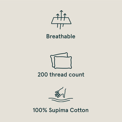 The Tuft and Needle Classic Percale Pillowcase Set, benefit details  || color: Sand
