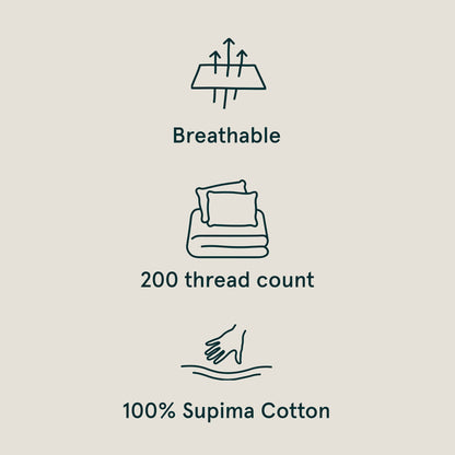 The Tuft and Needle Classic Percale Sheet Set, benefit details  || color: Sand
