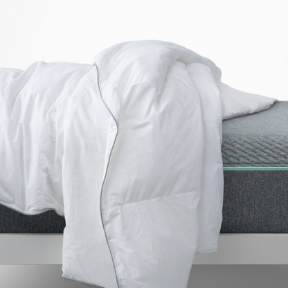 The  Tuft and Needle Down Duvet Insert on a bed||weight:medium